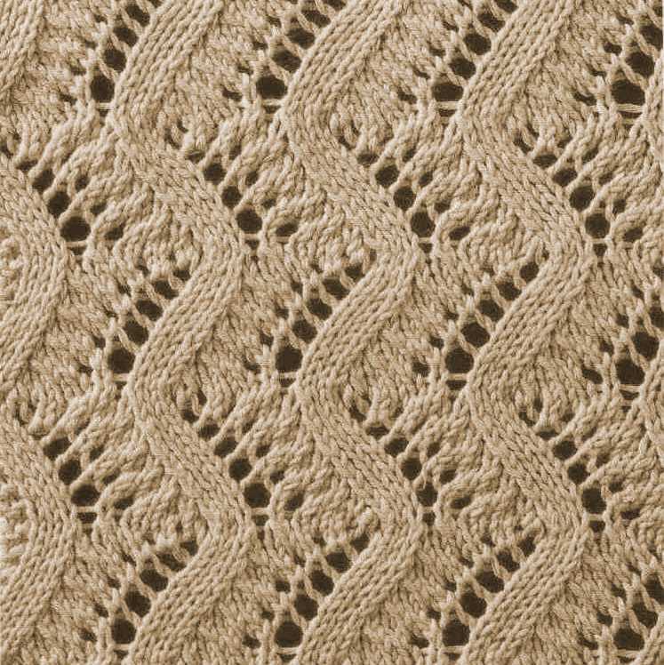 Knitting pattern waves