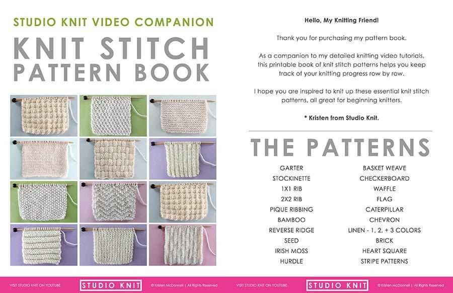Easy knitting patterns for beginners Absolute beginner knitting patterns