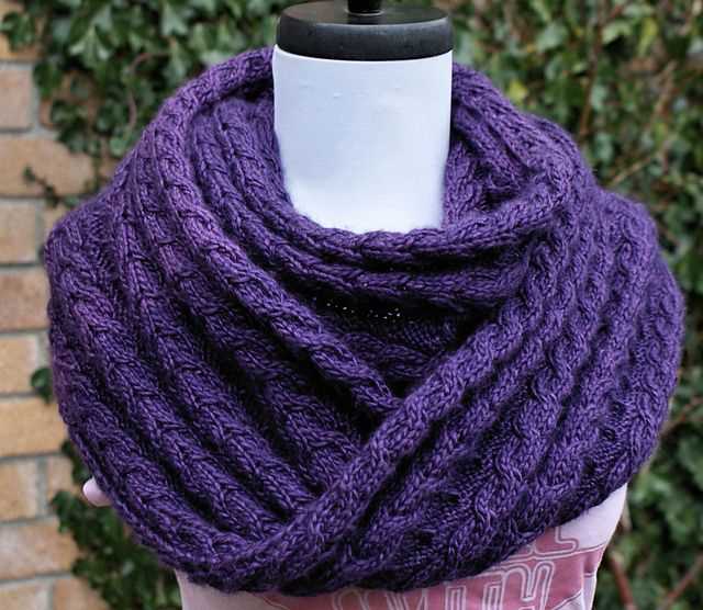 Infinity scarf knit pattern ravelry