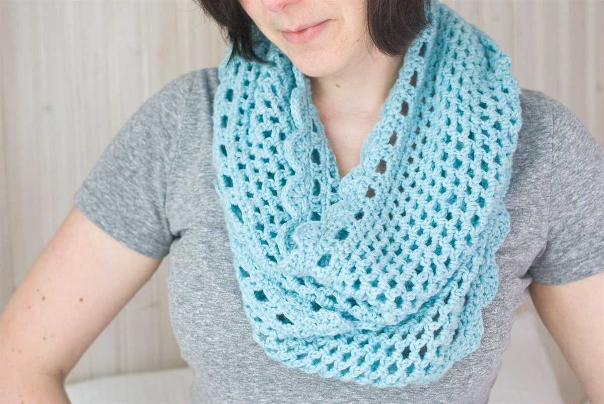 Infinity scarf knitting pattern for beginners