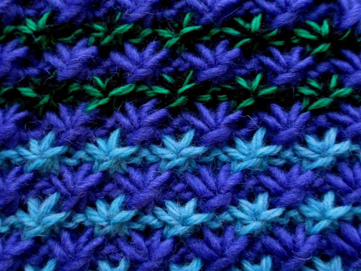 Starry night knitting pattern