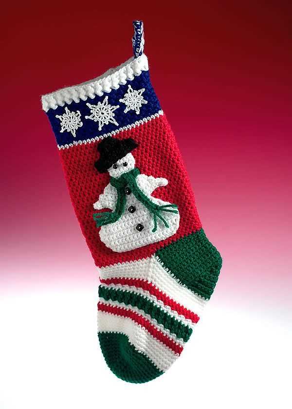 Angel christmas stocking knitting pattern