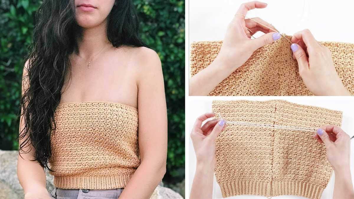 Knit tube top free pattern