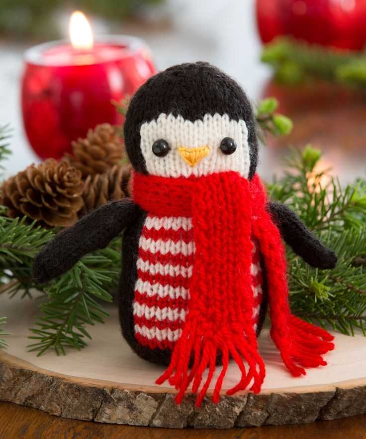 Knitted penguin toy pattern free