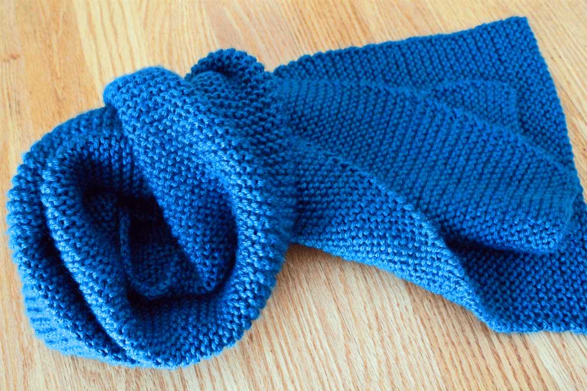 Beginner knit scarf pattern free