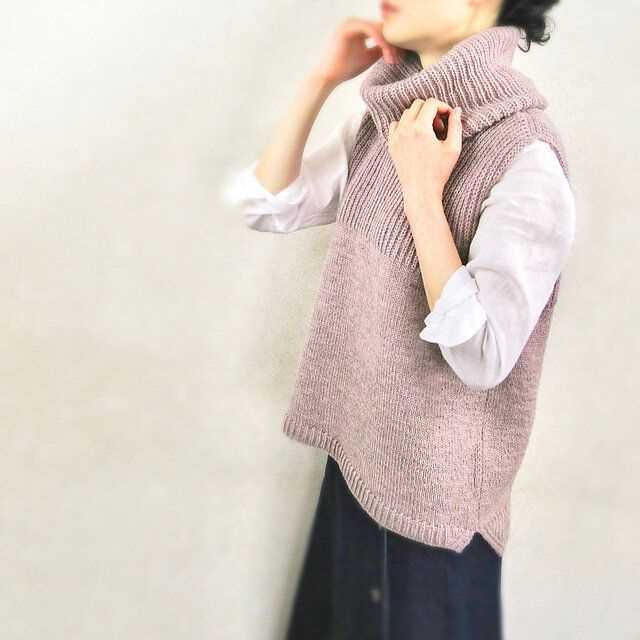 Chunky sweater vest knitting pattern