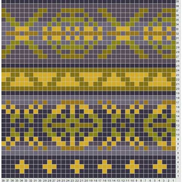 Fair isle scarf knitting patterns