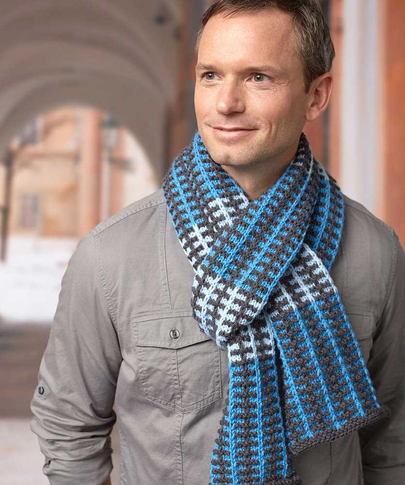 Knit scarf patterns for men