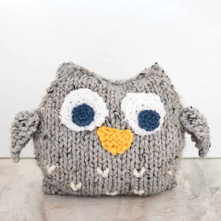 Easy knitted owl pattern