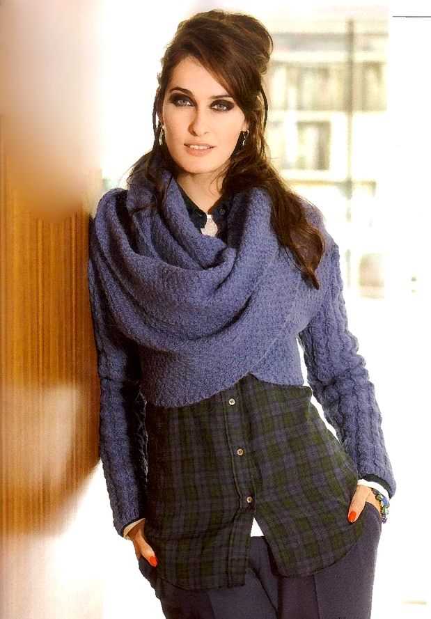 Bolero sweater knitting pattern