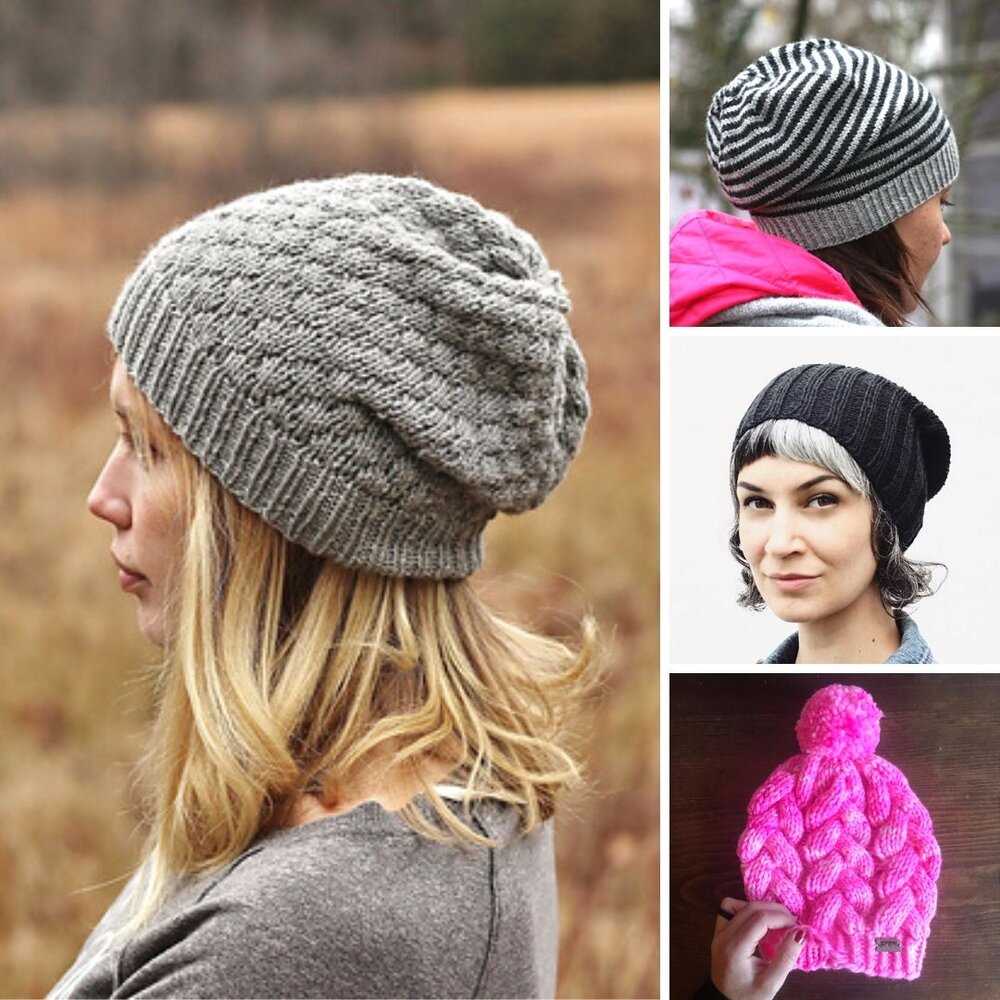 Knit slouchy beanie pattern free
