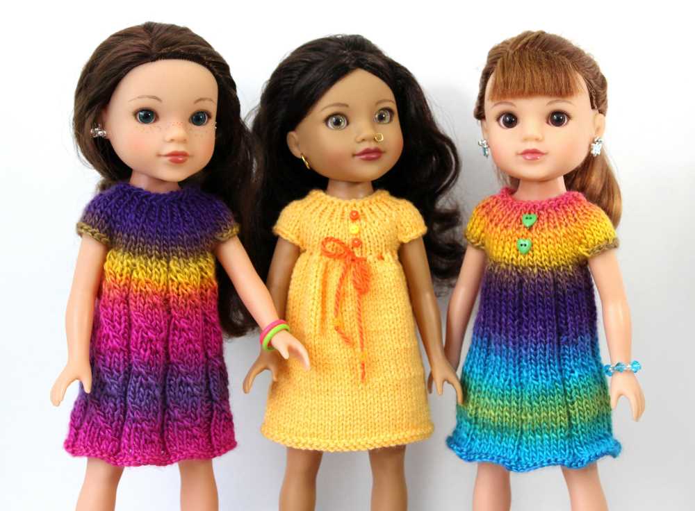 Dolls knitting patterns for free