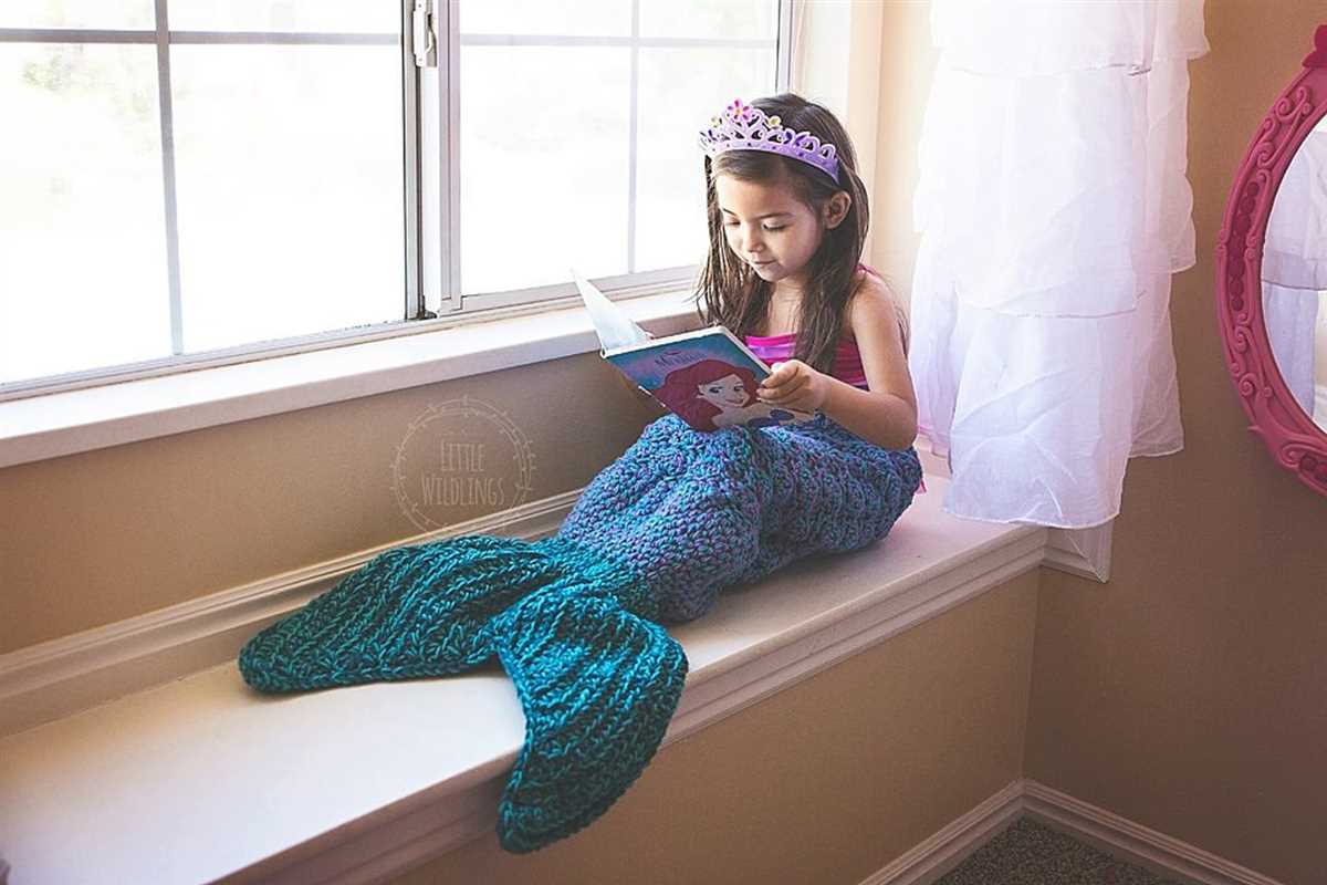 Free mermaid tail knitting pattern
