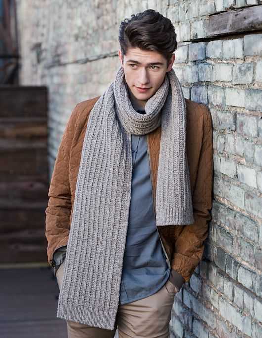 A Step-by-Step Guide to Creating a Stylish Men's Knitted Scarf Man's knitted scarf pattern