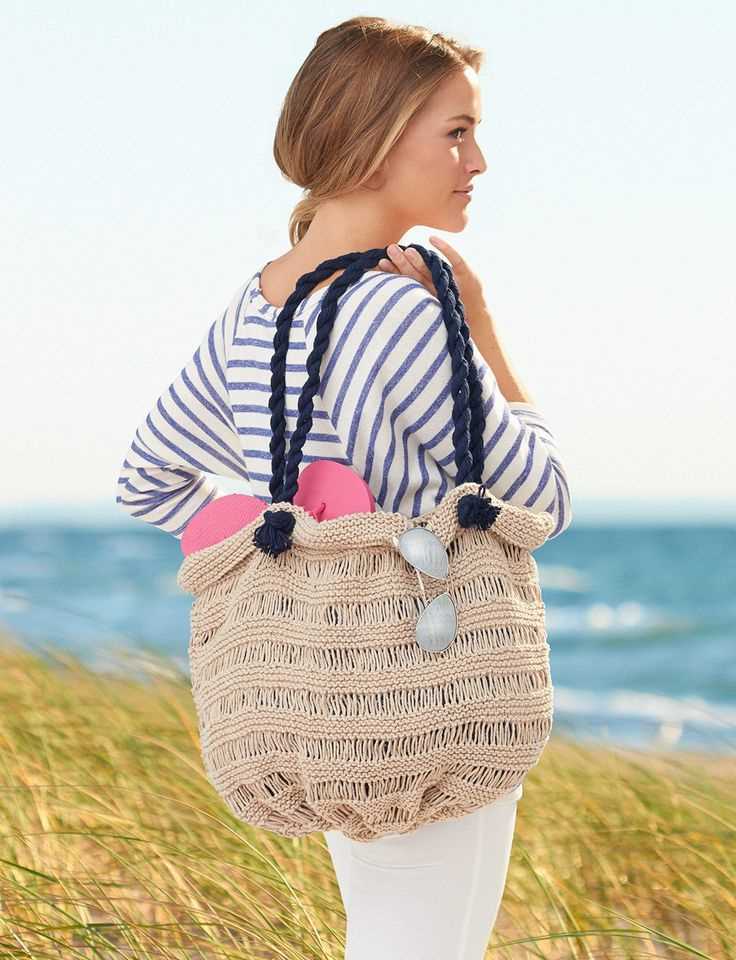 Beach bag knitting pattern
