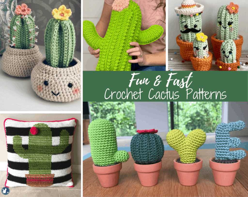 Knit cactus pattern free