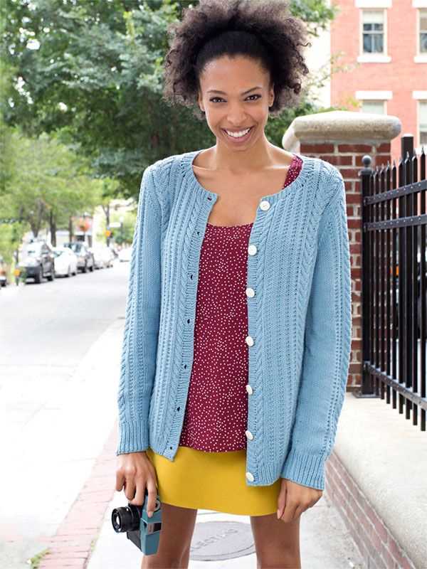 Modern cardigan knitting patterns