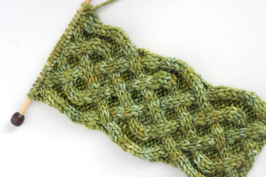 Irish cable knit hat pattern