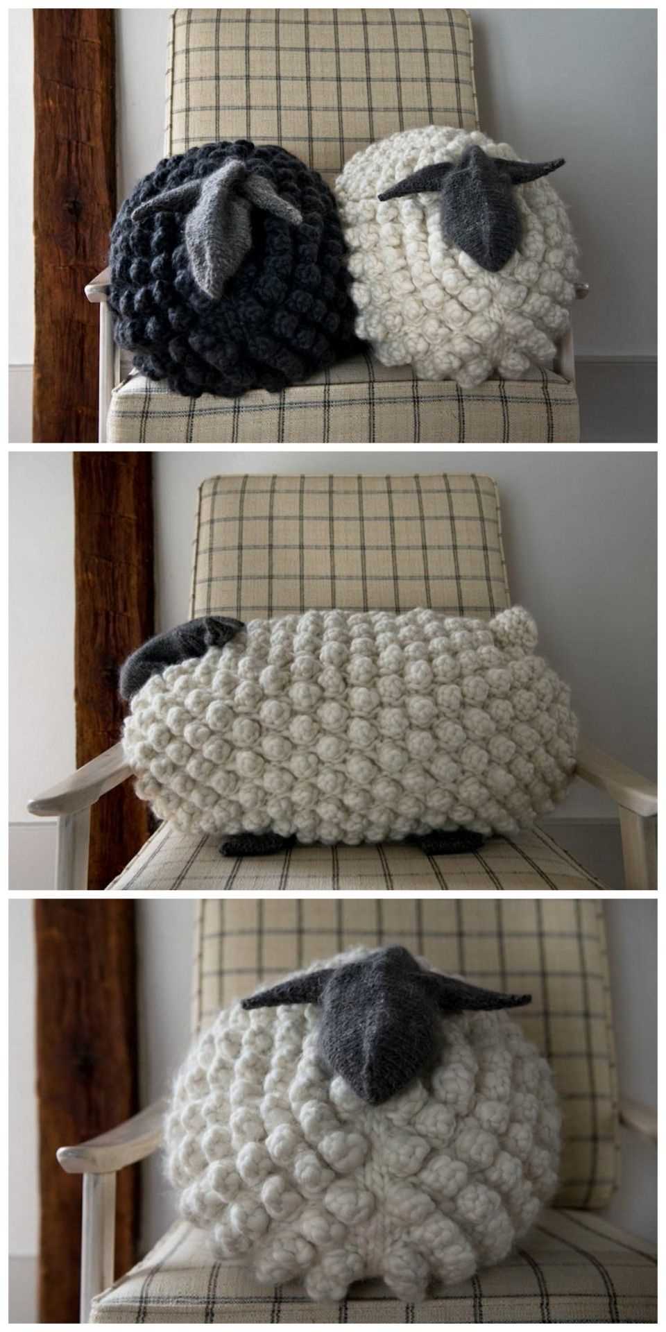 Bobble sheep knitting pattern