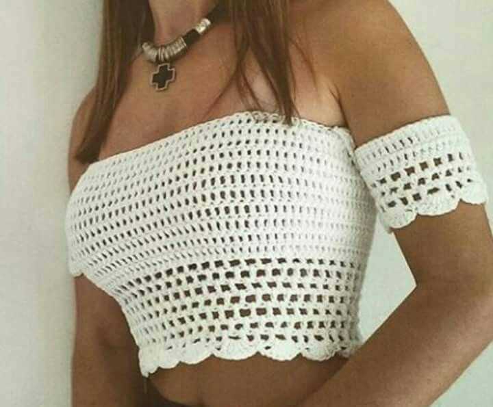 Easy crop top knitting pattern free