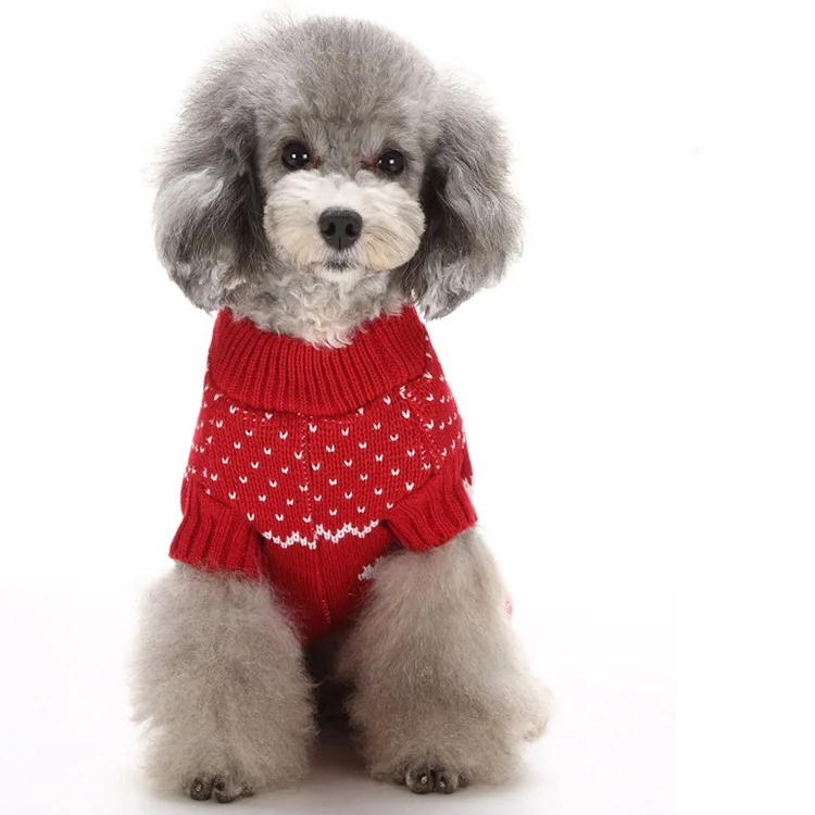 Knitting pattern for dog christmas jumper