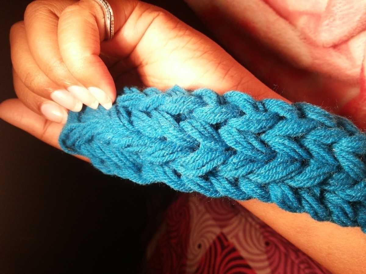 Finger knitting free patterns