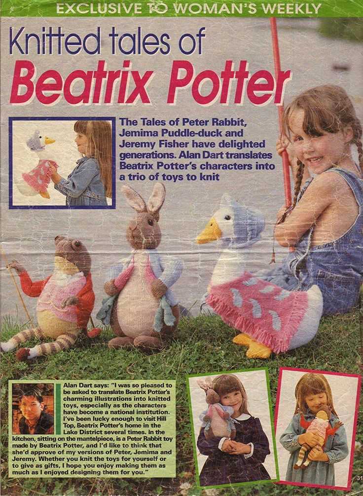Jemima puddle duck knitting pattern free