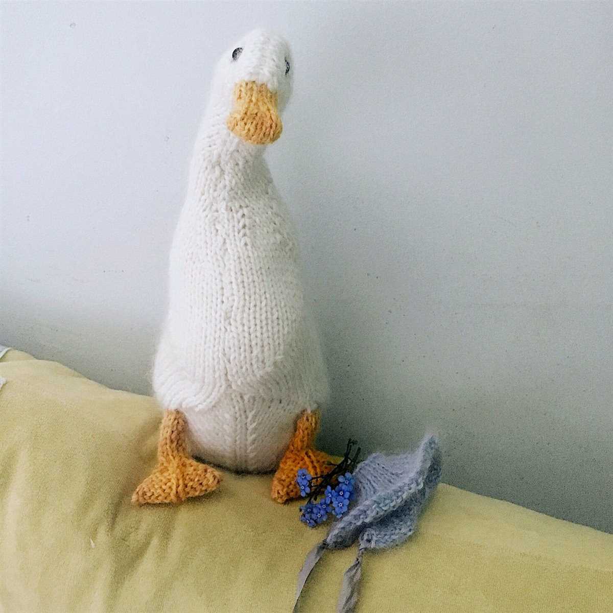 Jemima puddle duck knitting pattern free