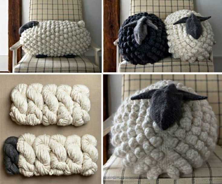 Bobble sheep knitting pattern