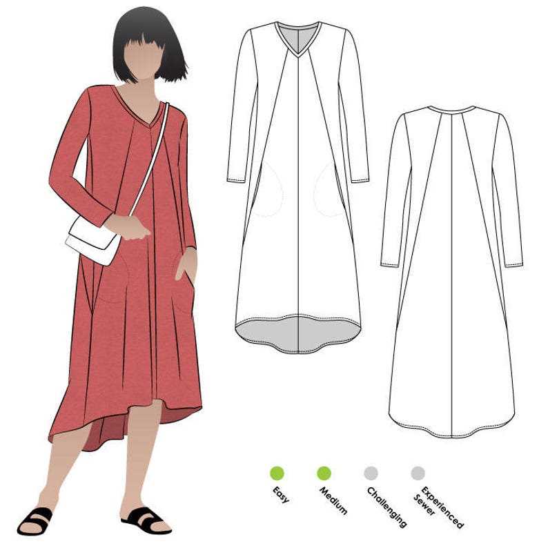 Jersey knit dress pattern