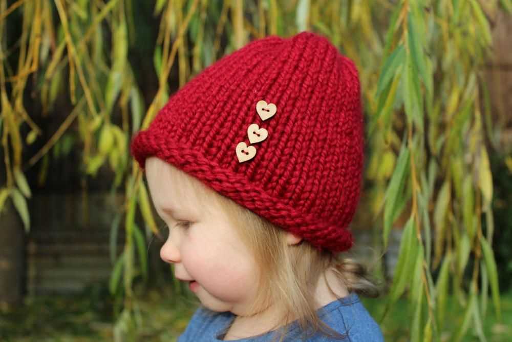 Child knitted hat pattern free