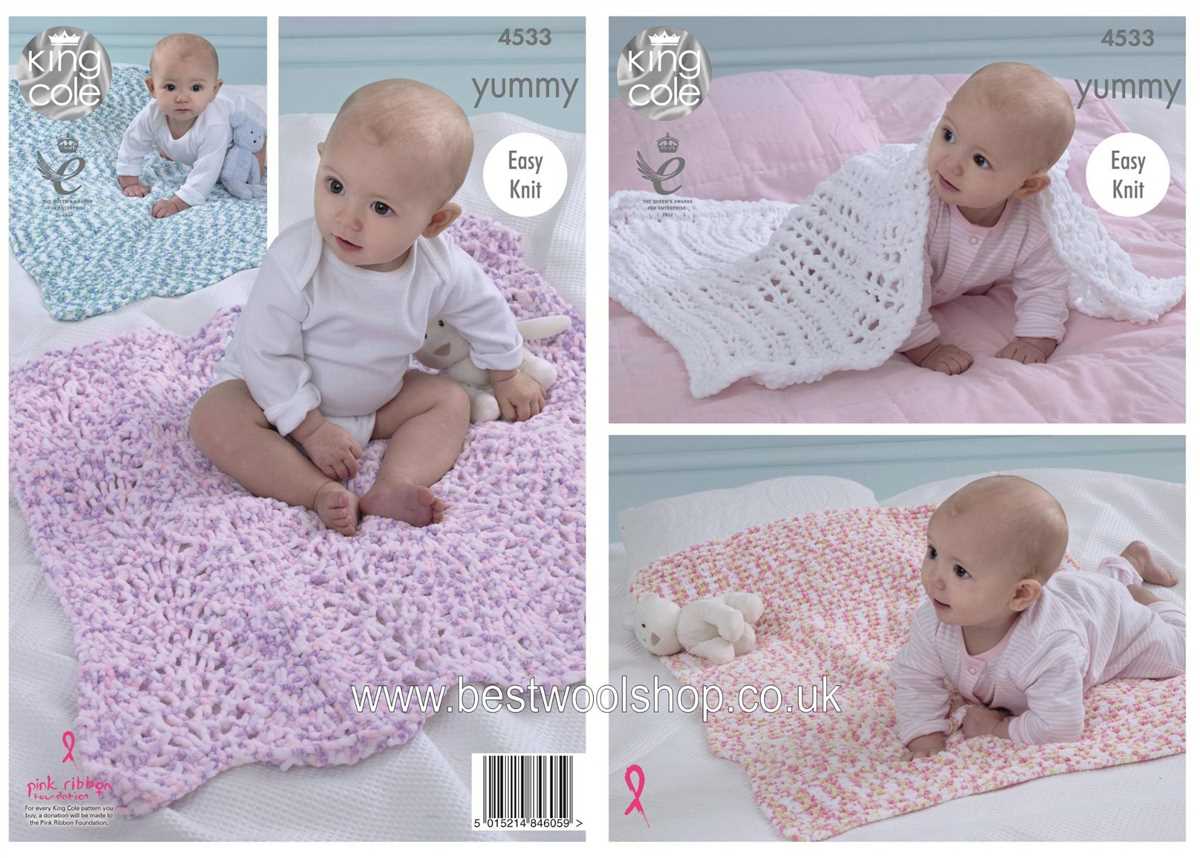 Chunky knit baby blanket free pattern