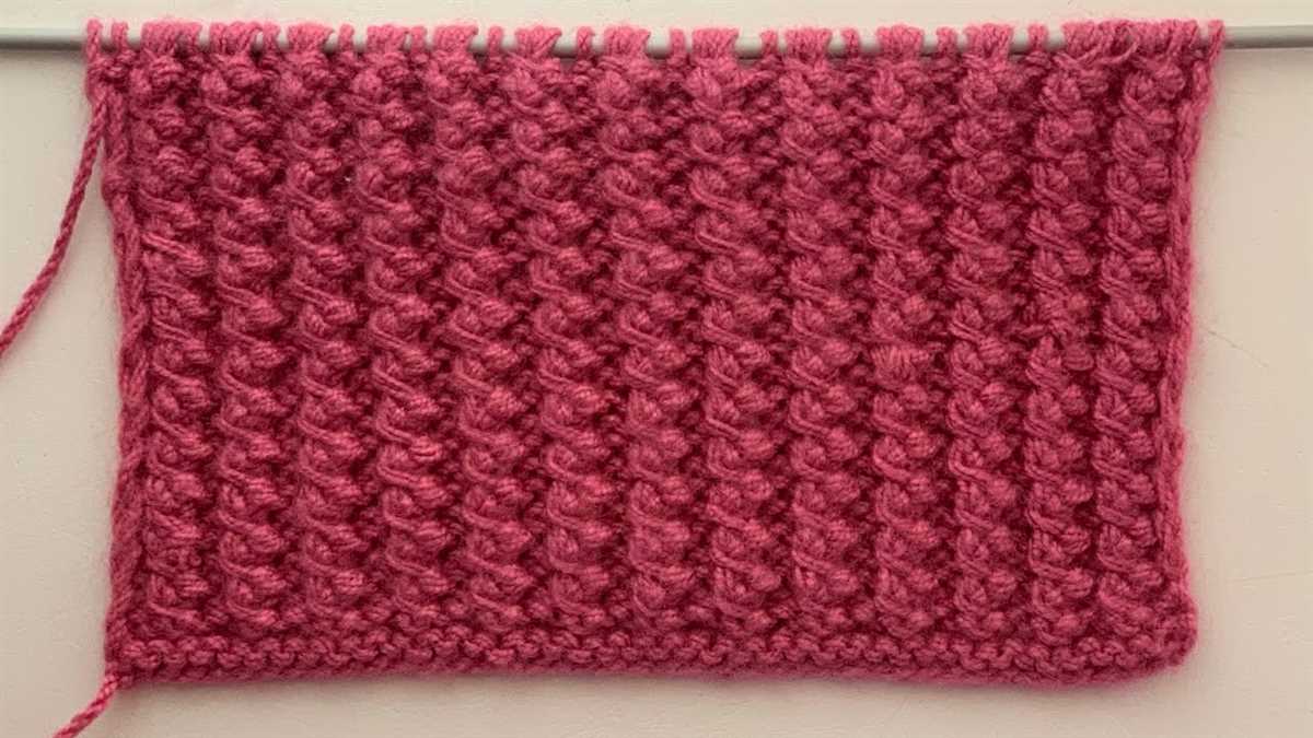 1 row repeat knitting patterns