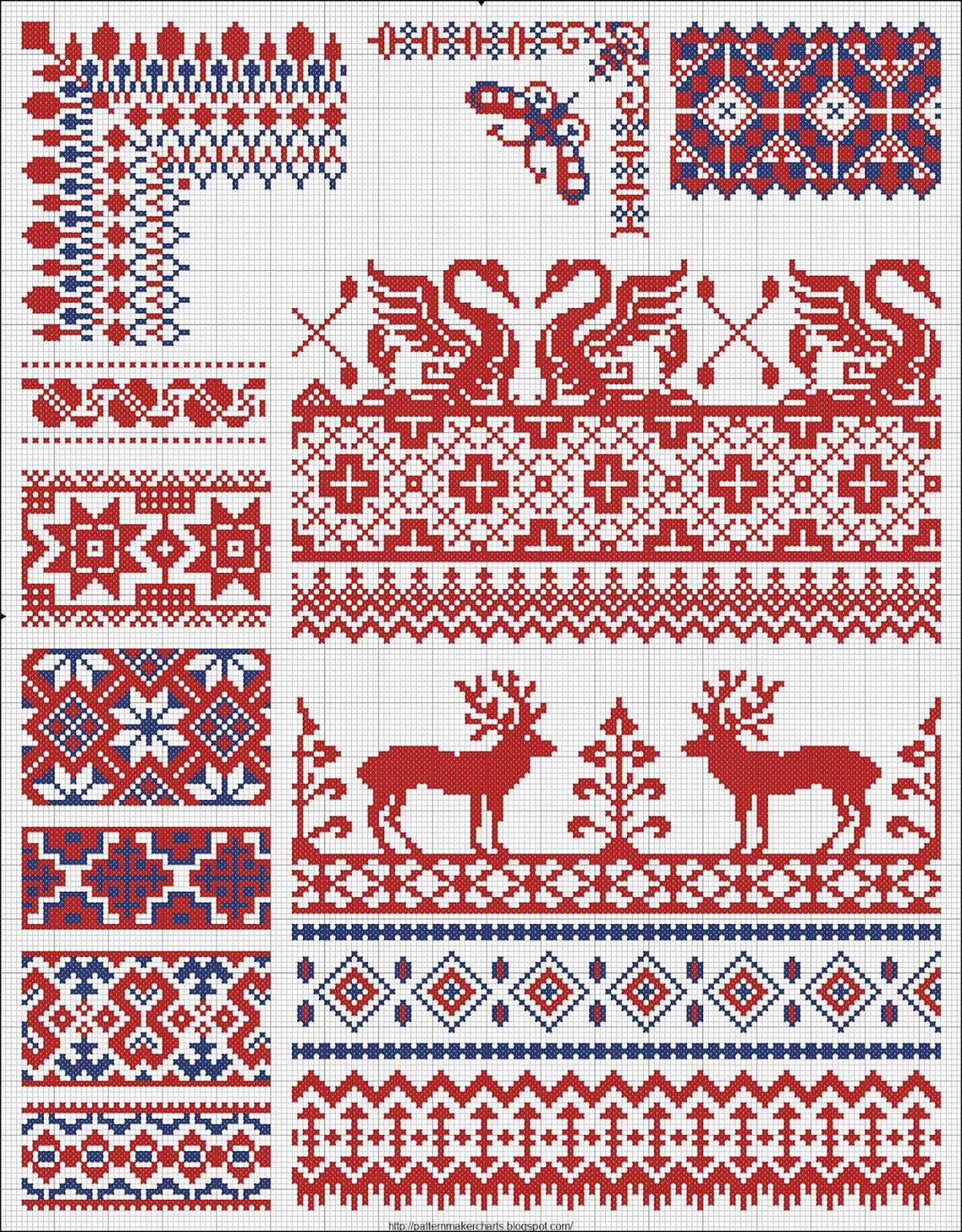 Historic knitting patterns