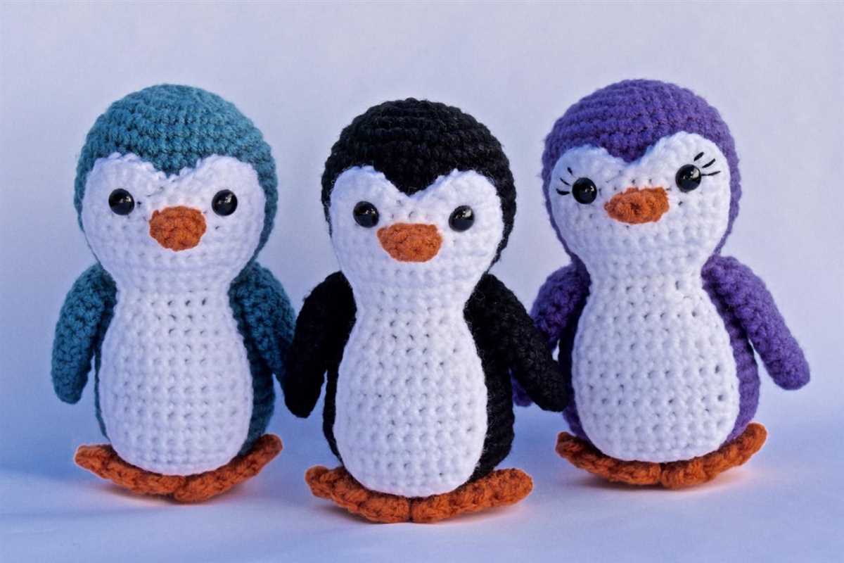 Easy knitted penguin pattern