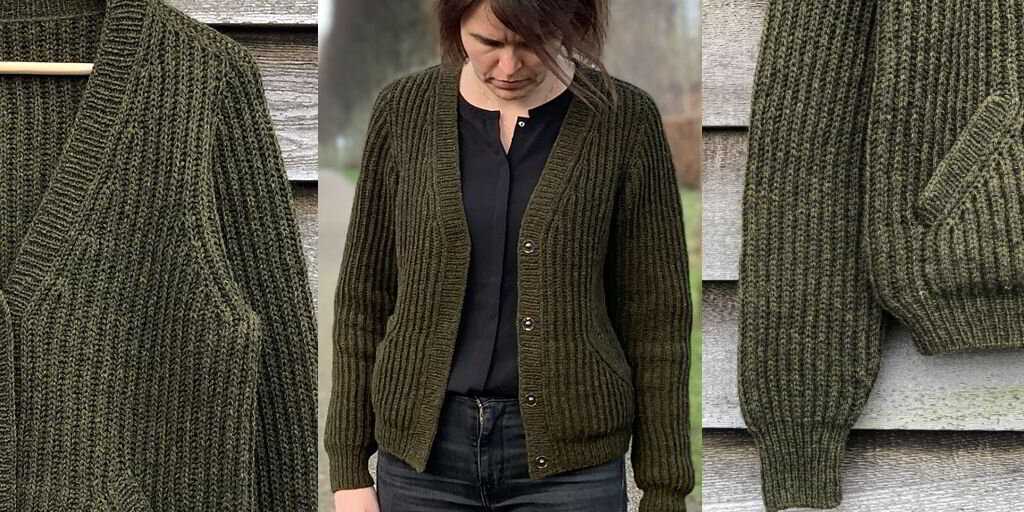 Knitted blazer pattern