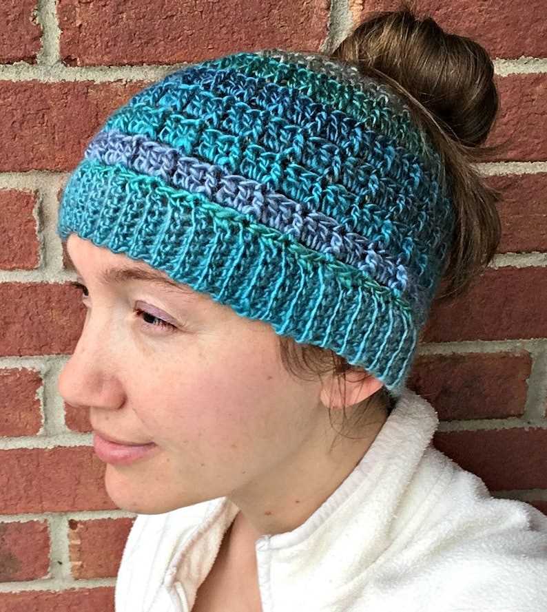 Bun beanie knitting pattern free