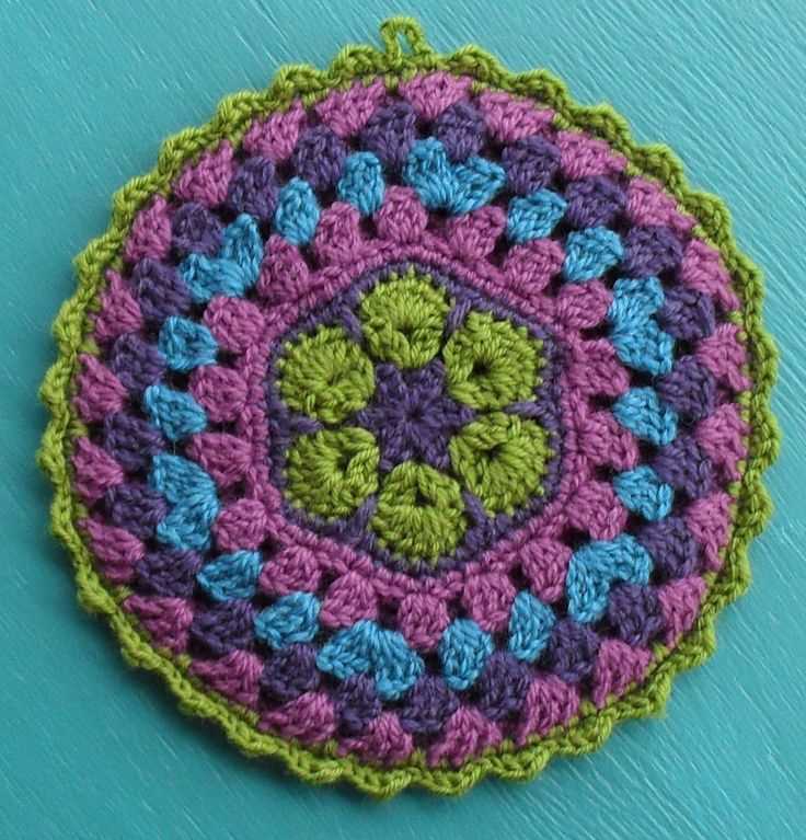 Felted pot holder knitting pattern