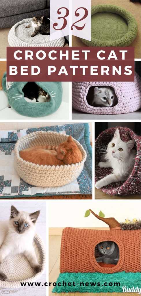 Knit cat bed pattern