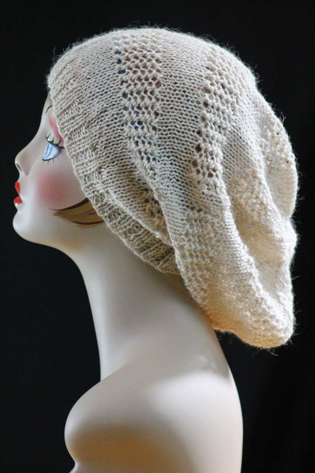 Knitted slouchy hat pattern free