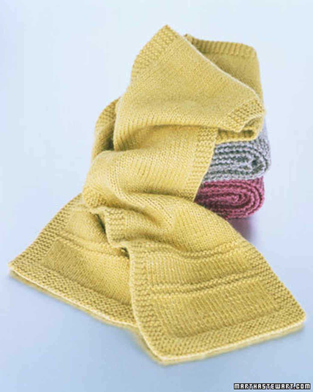 Cute easy knit scarf patterns