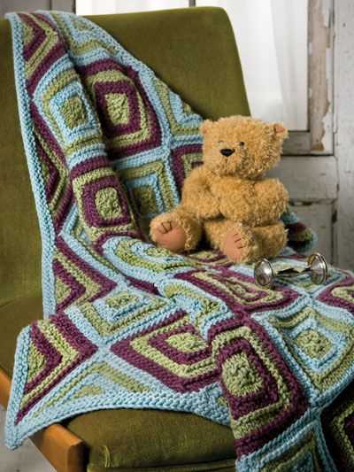 Free baby blanket patterns knitting