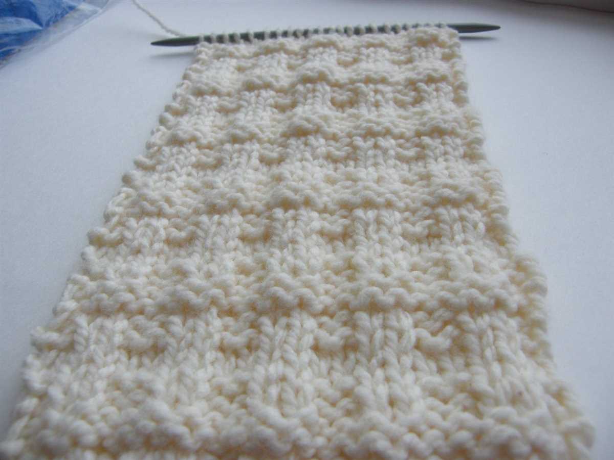 Reversible dishcloth knitting pattern