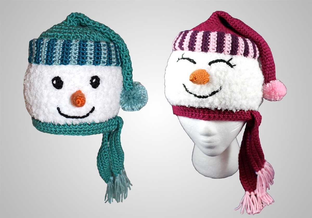 Knit snowman pattern