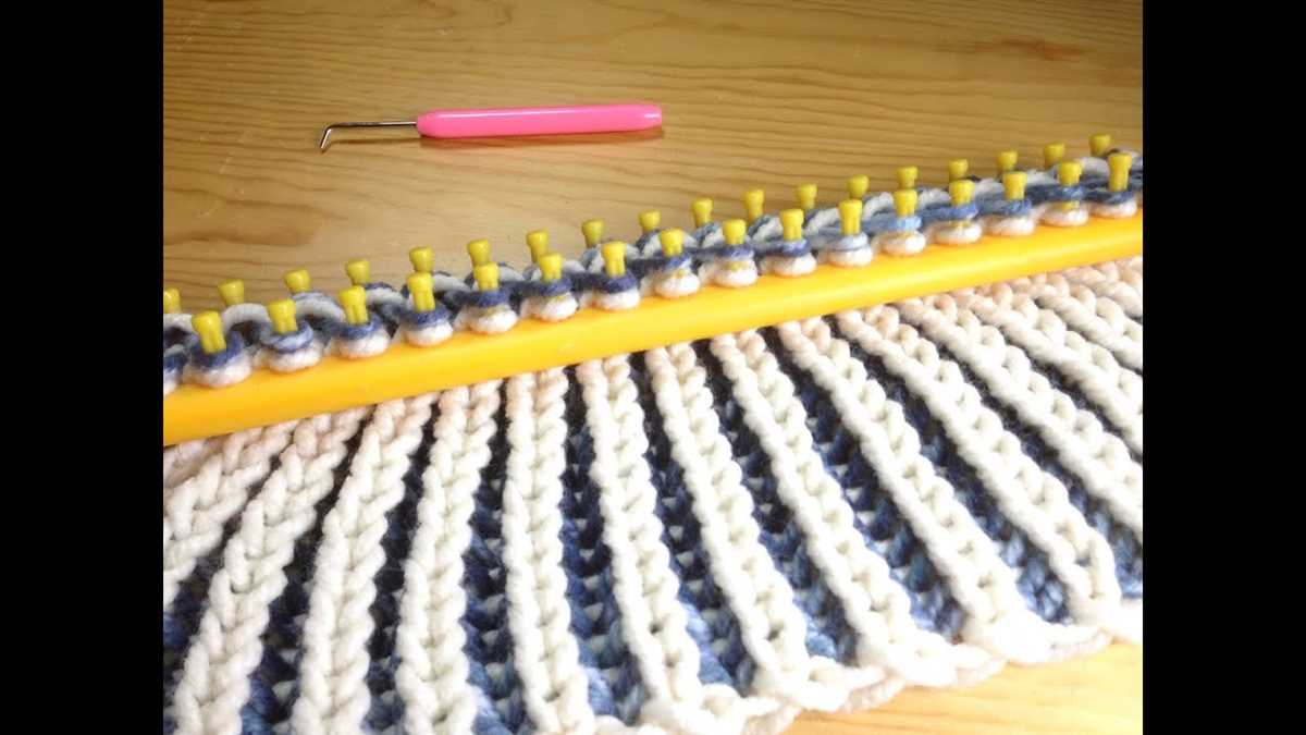 Loom knitting scarf patterns youtube