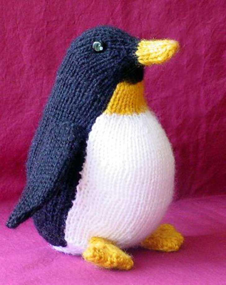 Knitted penguin toy pattern free