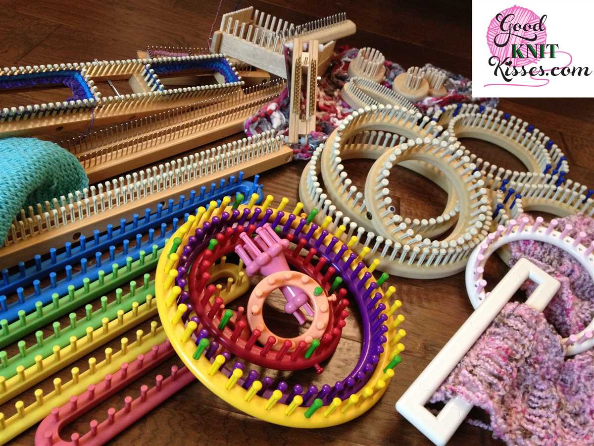 Patterns for loom knitting