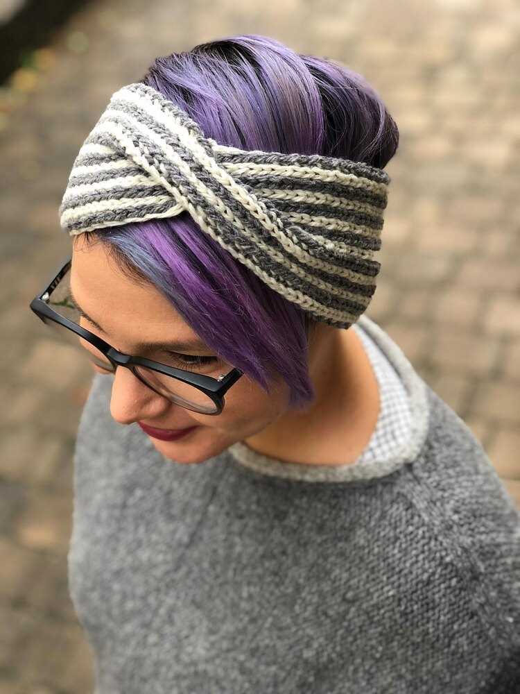 Knit turban headband pattern free