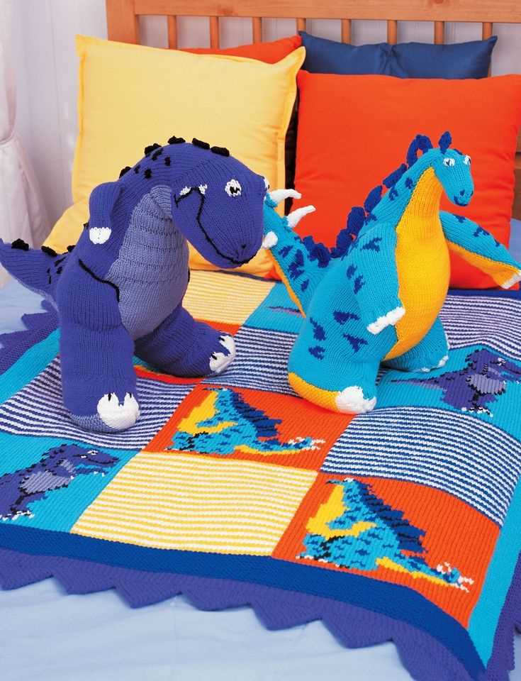Create your own prehistoric masterpiece with this dinosaur-inspired knitting pattern Dinosaur blanket knitting pattern