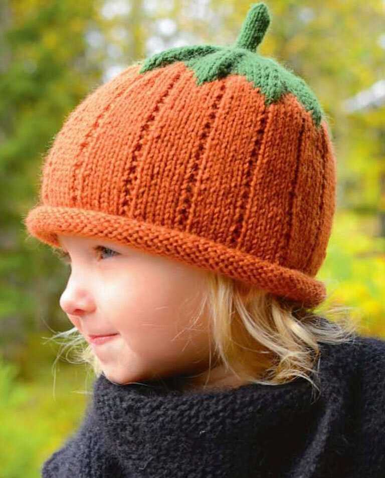 Kids knitted hat pattern